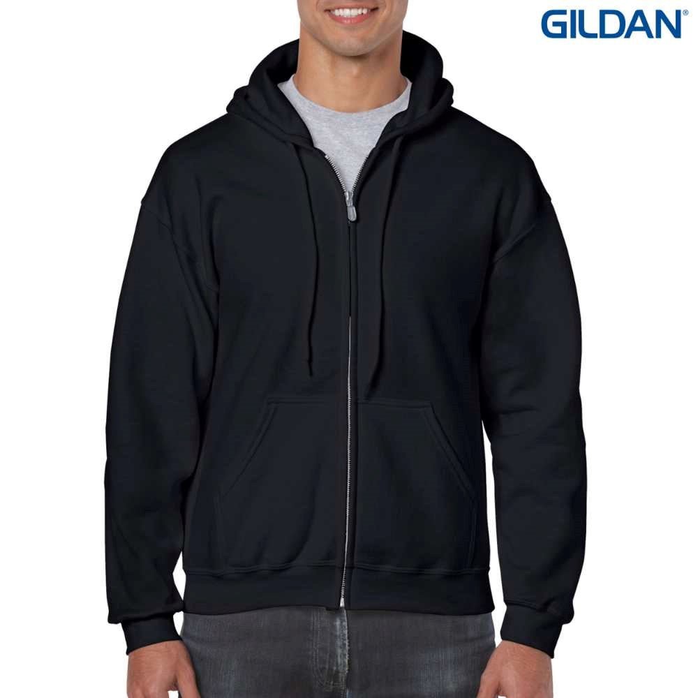 Gildan Heavy Blend Adult Full Zip Hooded Sweatshirt - R80 Rugby