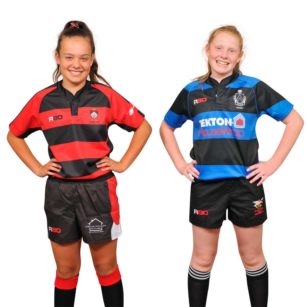 Girls Full Playing Strips - R80 Rugby