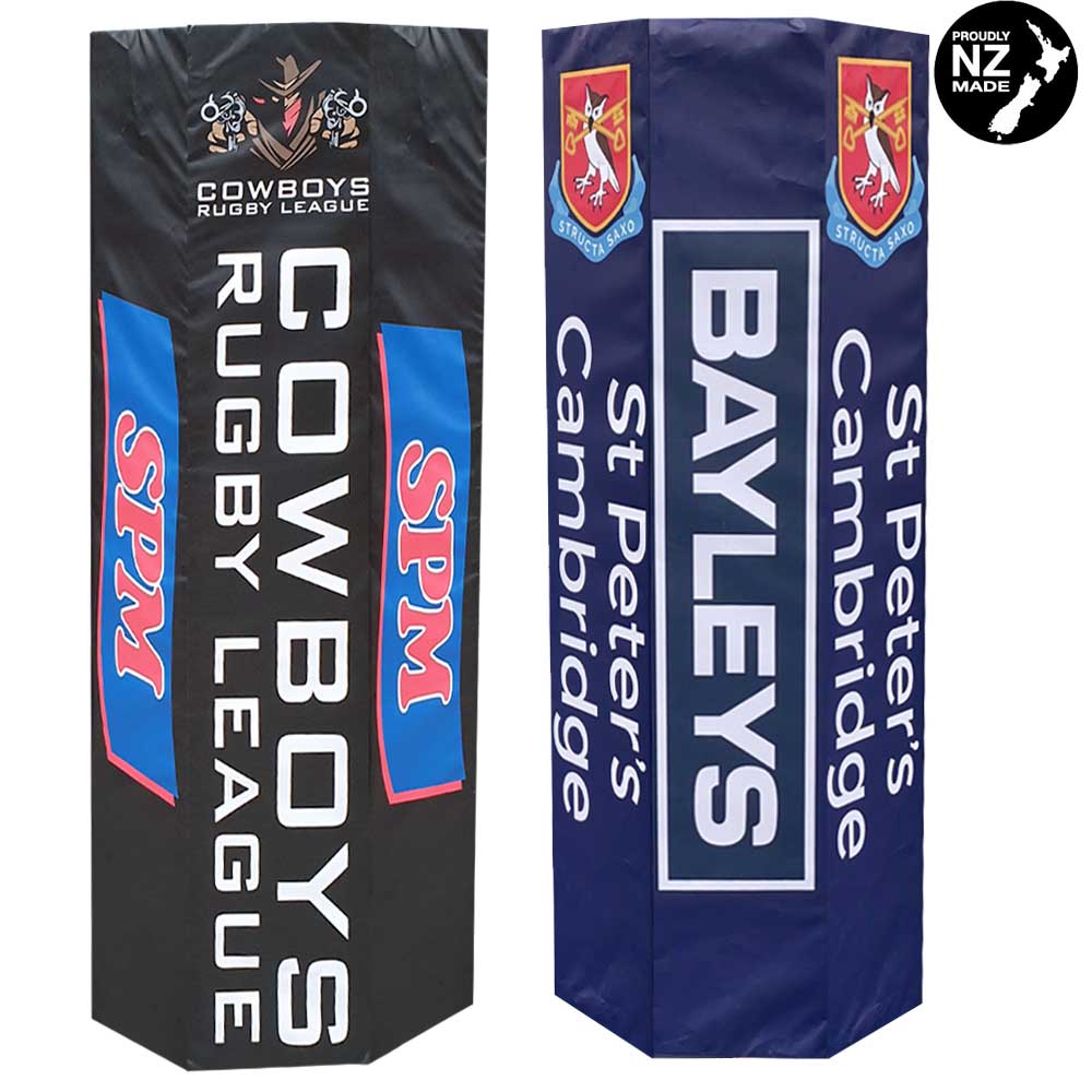 Hexagon Goal Post Pads - R80 Rugby