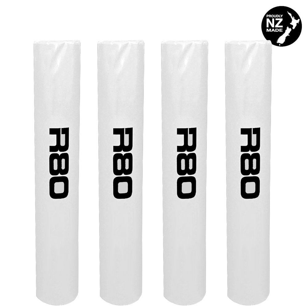 Wrap Around Rugby Goal Post Pads - White