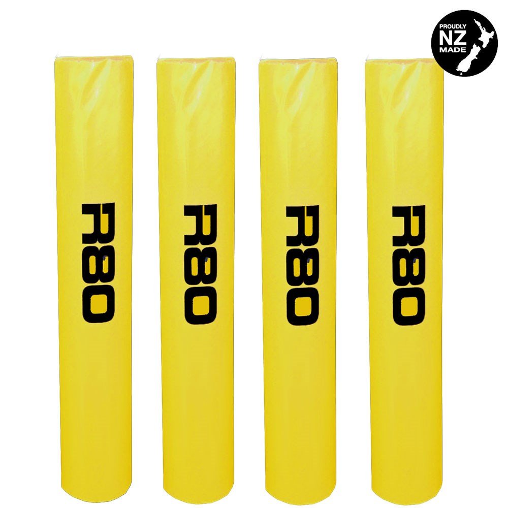 Wrap Around Rugby Goal Post Pads - Yellow