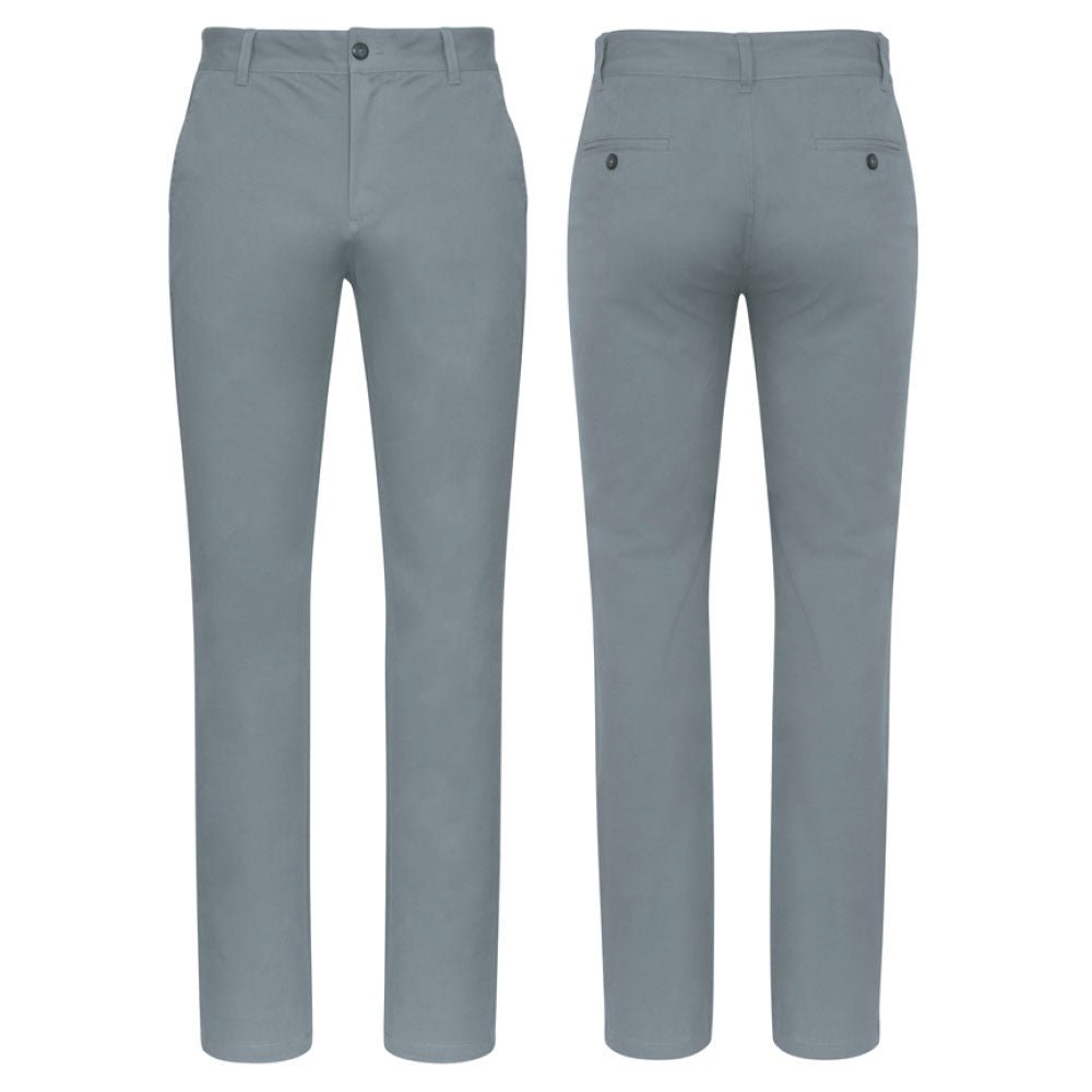 Men's Grey Chino Pants - R80 Rugby