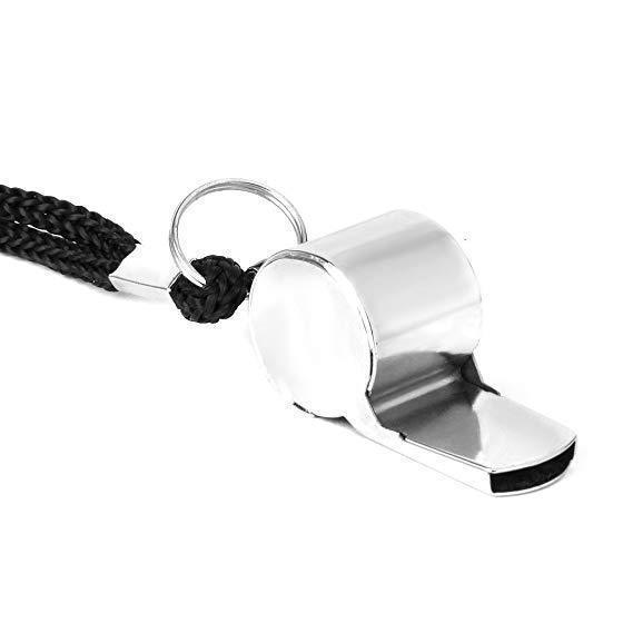 Metal Whistle with Lanyard - R80 Rugby