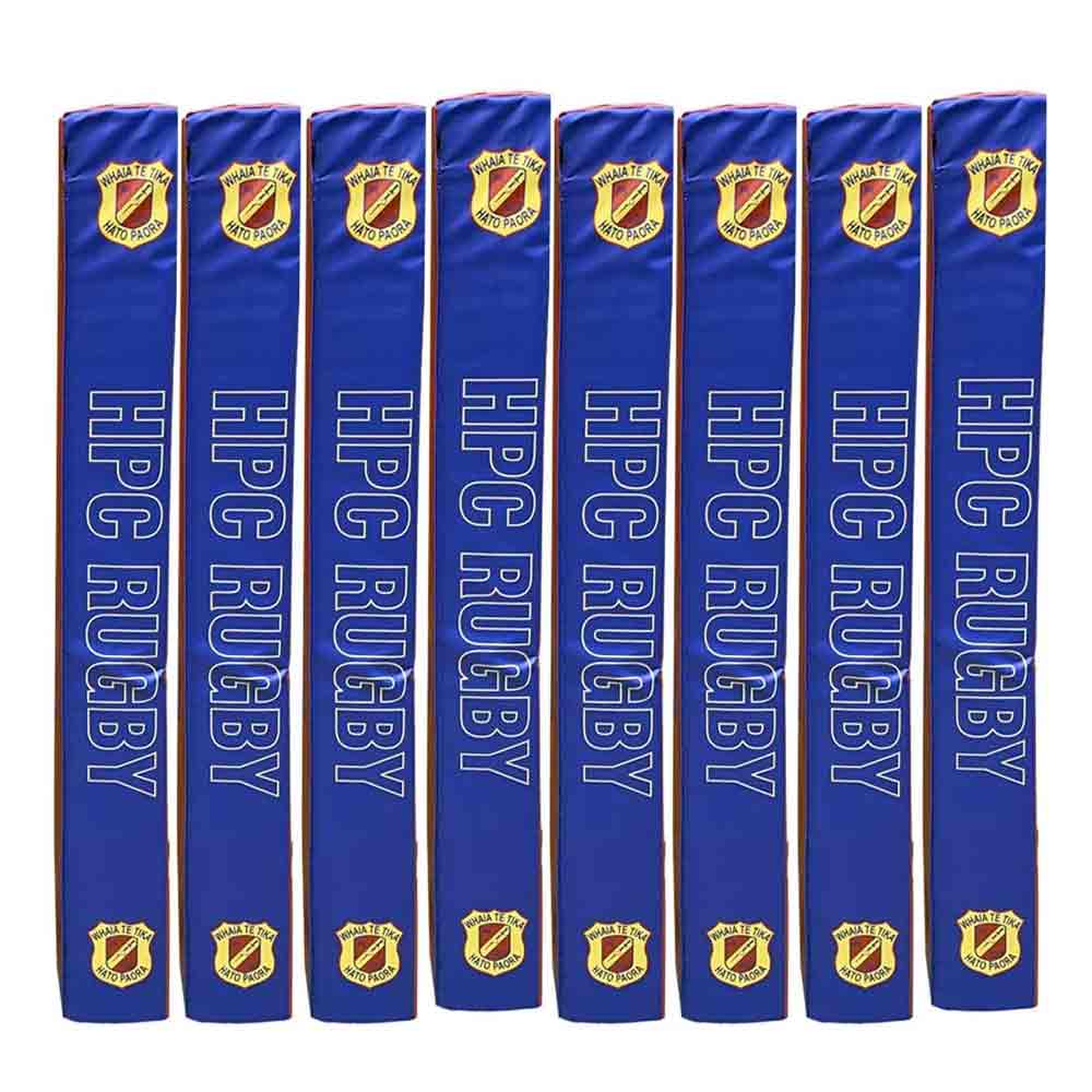 Digital Colour Printed Touchline Pole Protectors - 1m high x 12.5cm sides.