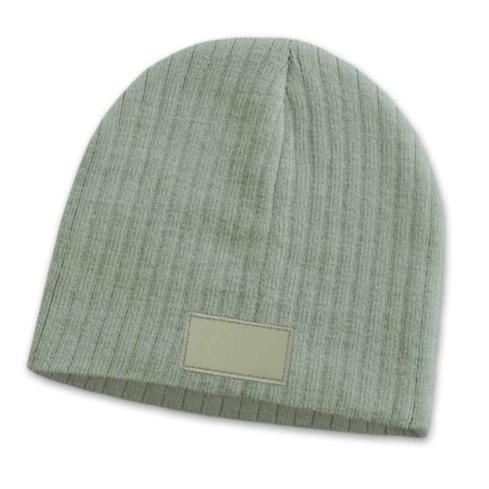 Nebraska Cable Knit Beanie with Patch - R80 Rugby