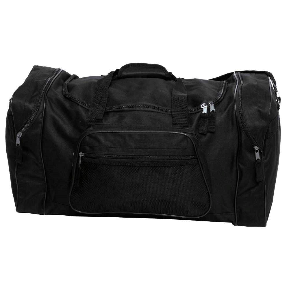 Plain Sports Bag - black