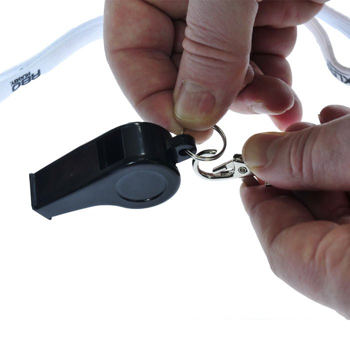 Plastic Whistle with Lanyard - 