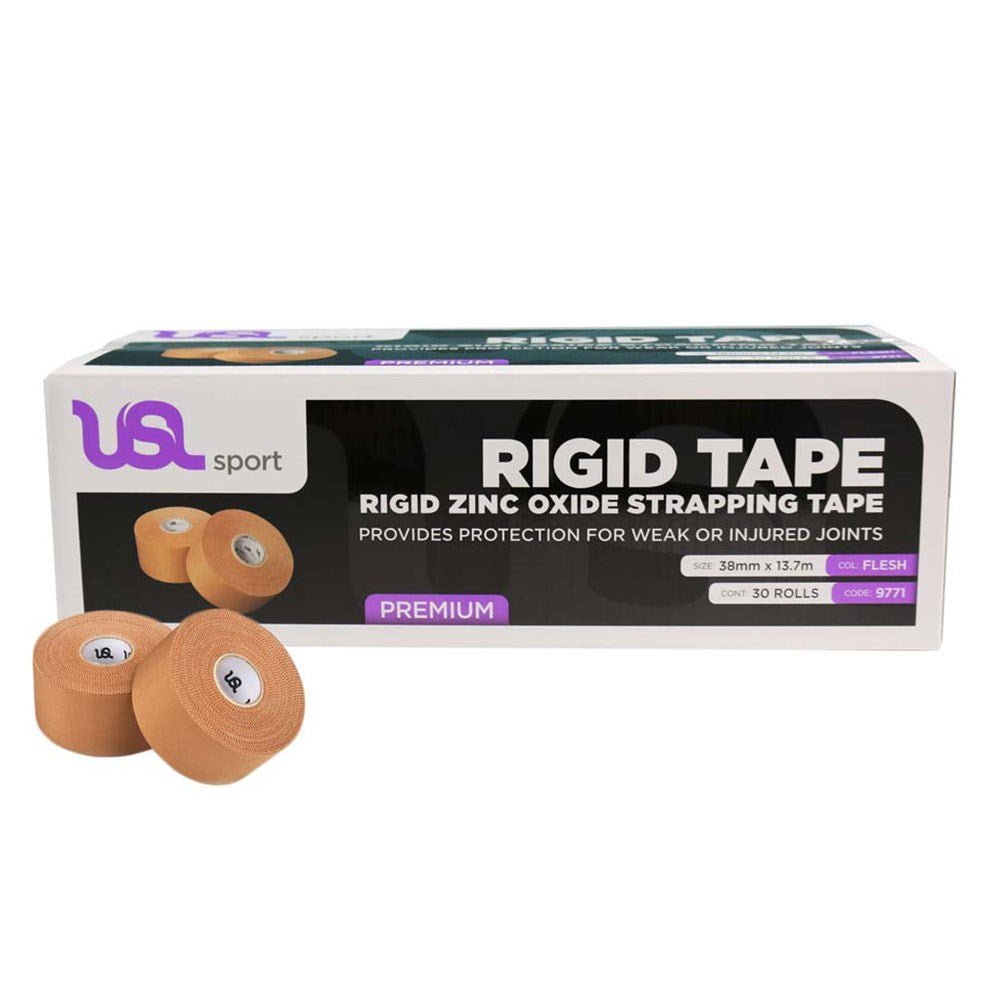 Premium Rigid Sports Tape Box Qtys - 38mm x 13.7m 30 BoxFlesh
