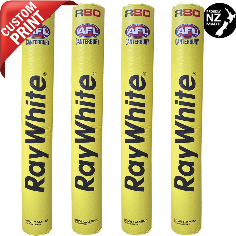 Printed Wrap Around Post Pads - Black