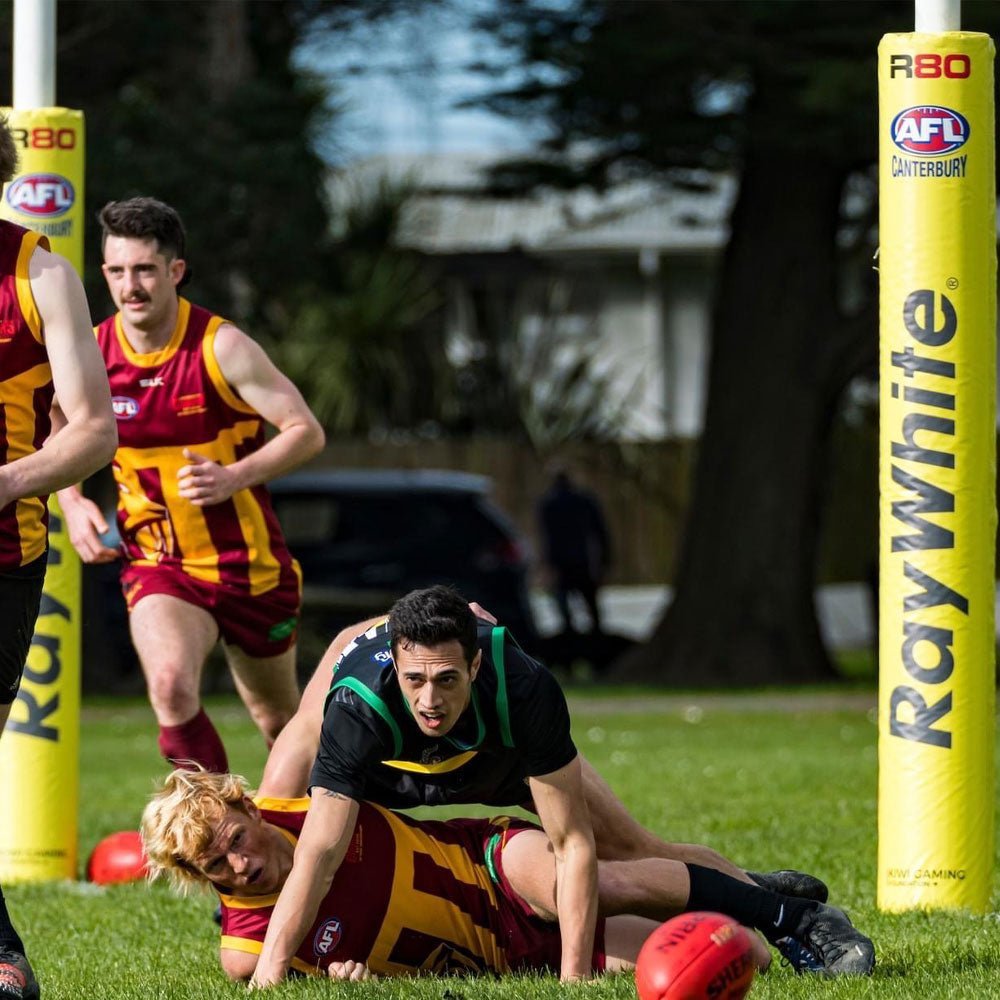 Printed Wrap Around Post Pads - Black