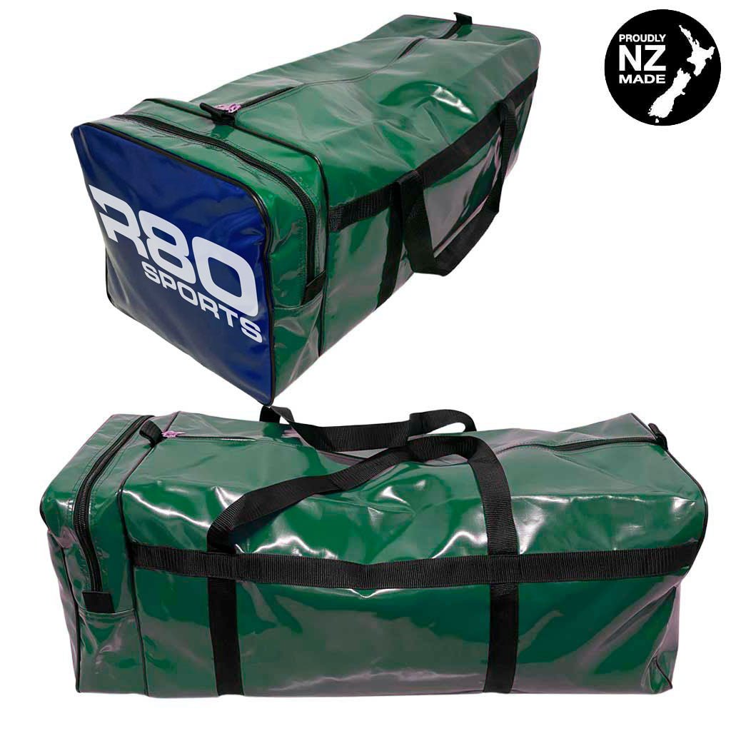 R80 Club Kit Colours Gear Bag Green with End Pocket - Navy BlueMedium