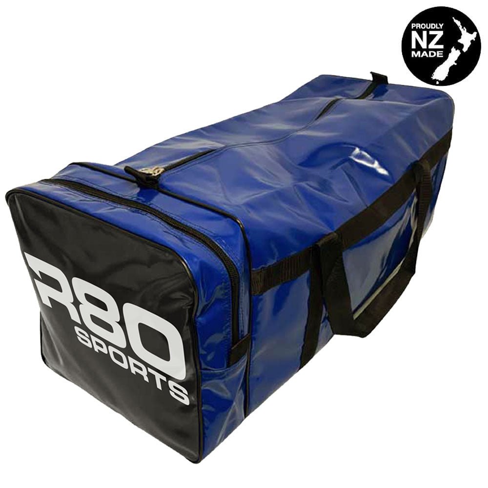 R80 Club Kit Colours Gear Bag Navy Blue with End Pocket - WhiteJumbo