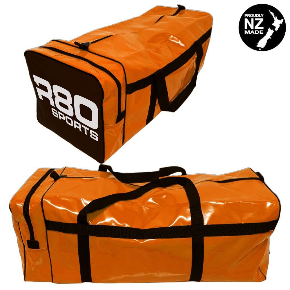R80 Club Kit Colours Gear Bag Orange with End Pocket - BlackMedium