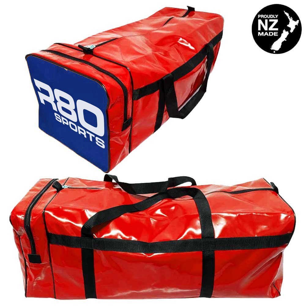 R80 Club Kit Colours Gear Bag Red with End Pocket - Navy BlueMedium