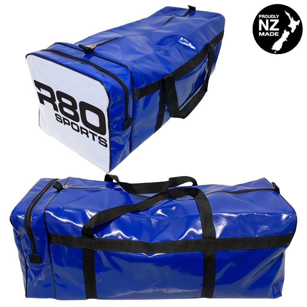 R80 Club Kit Colours Gear Bag Royal Blue with End Pocket - WhiteMedium