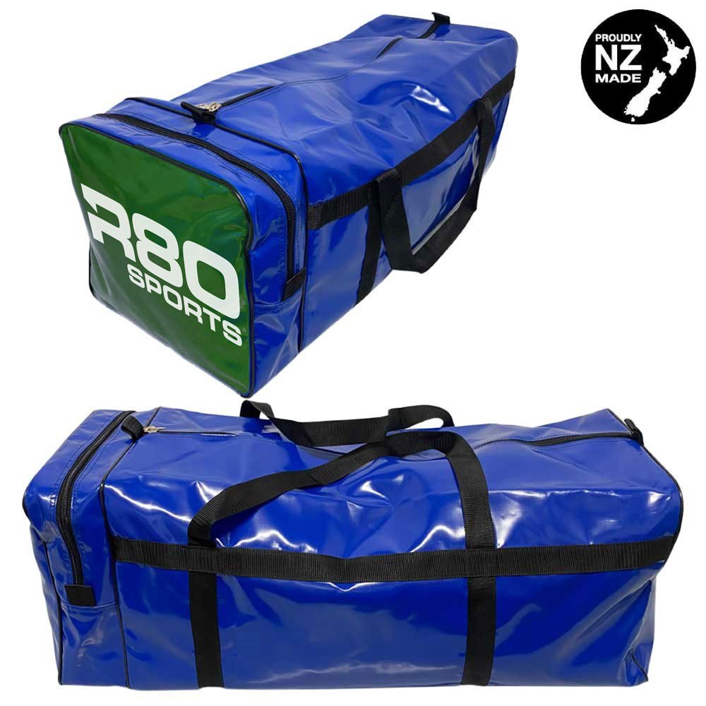 R80 Club Kit Colours Gear Bag Royal Blue with End Pocket - GreenMedium
