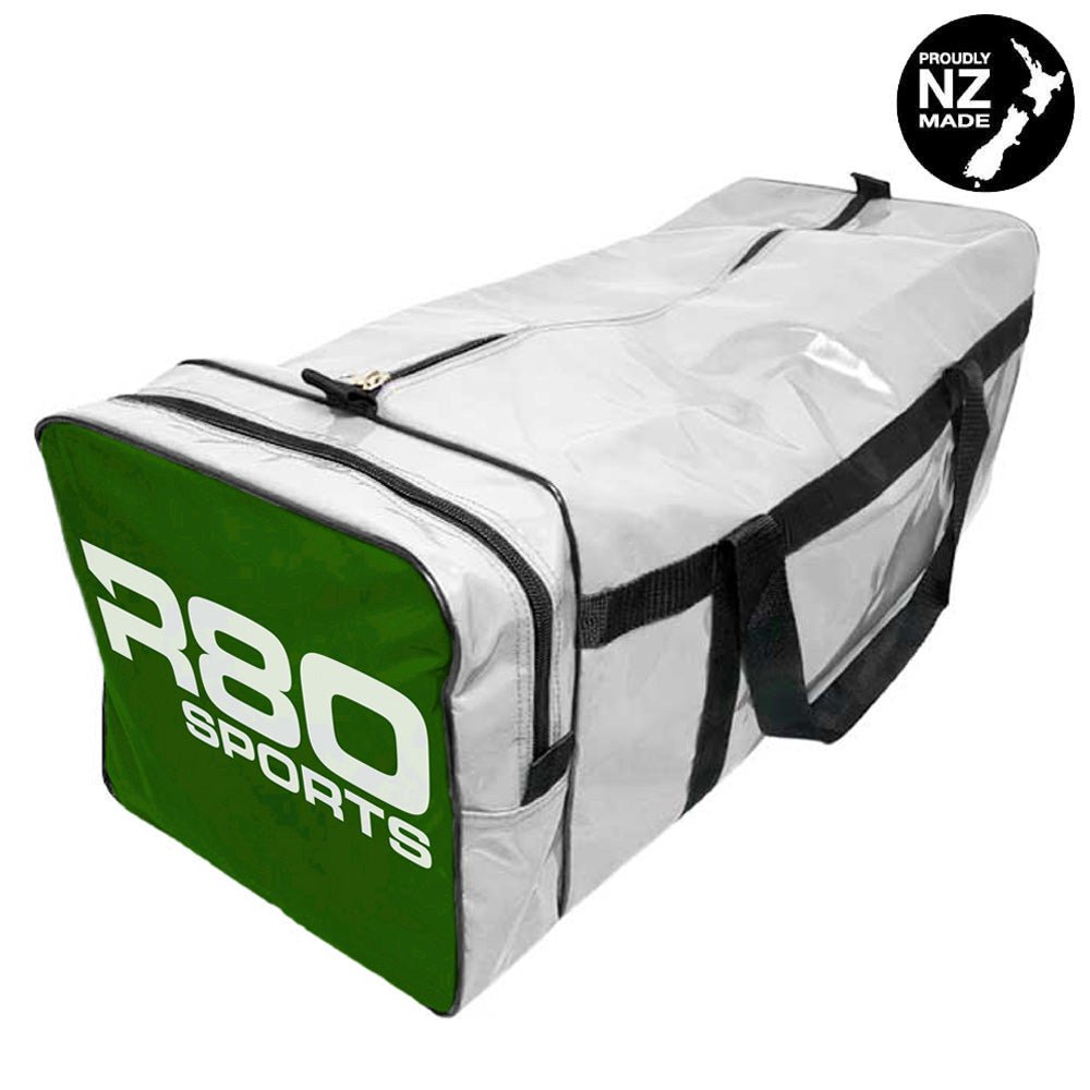 R80 Club Kit Colours Gear Bag White with End Pocket - R80 Rugby