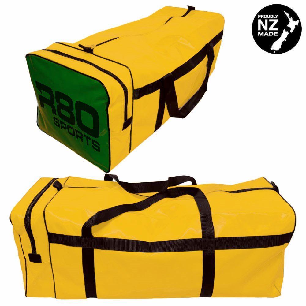 R80 Club Kit Colours Gear Bag Yellow with End Pocket - GreenMedium