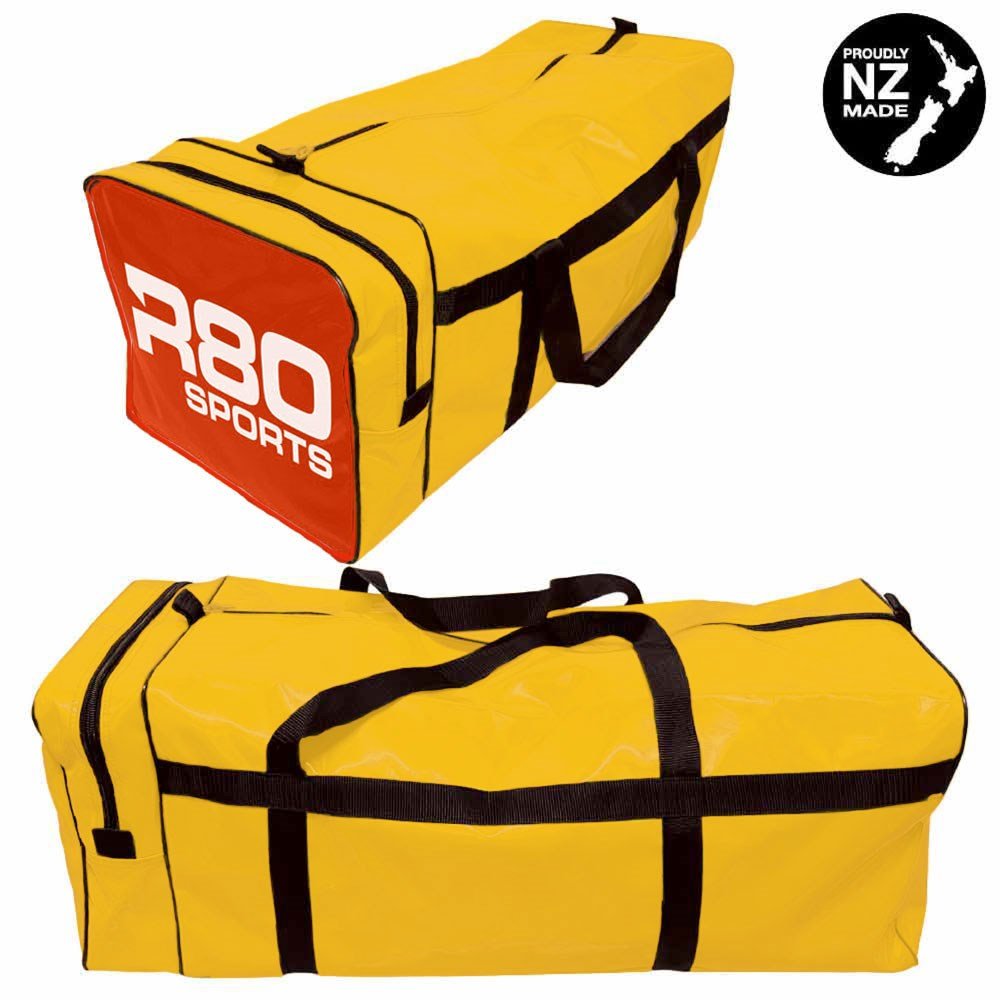R80 Club Kit Colours Gear Bag Yellow with End Pocket - RedMedium