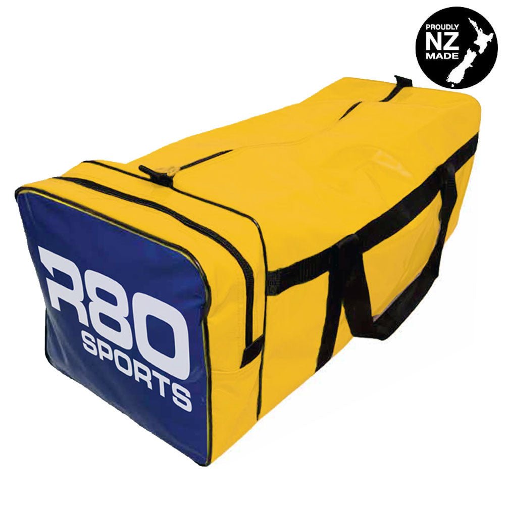 R80 Club Kit Colours Gear Bag Yellow with End Pocket - R80 Rugby