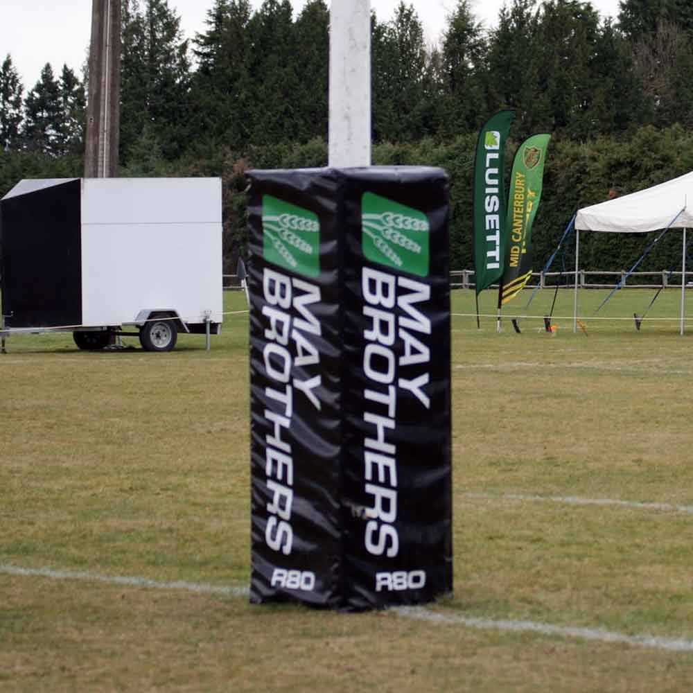 R80 Jumbo Rugby Goal Post Protector Pads - 