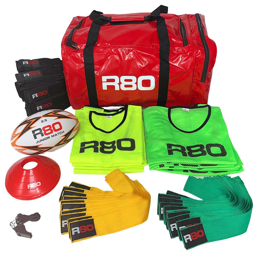 R80 Junior Rippa Game On Team Sets - Green / YellowJunior 115cm suits 4 to 10 year oldsJunior - 4 to 8 years