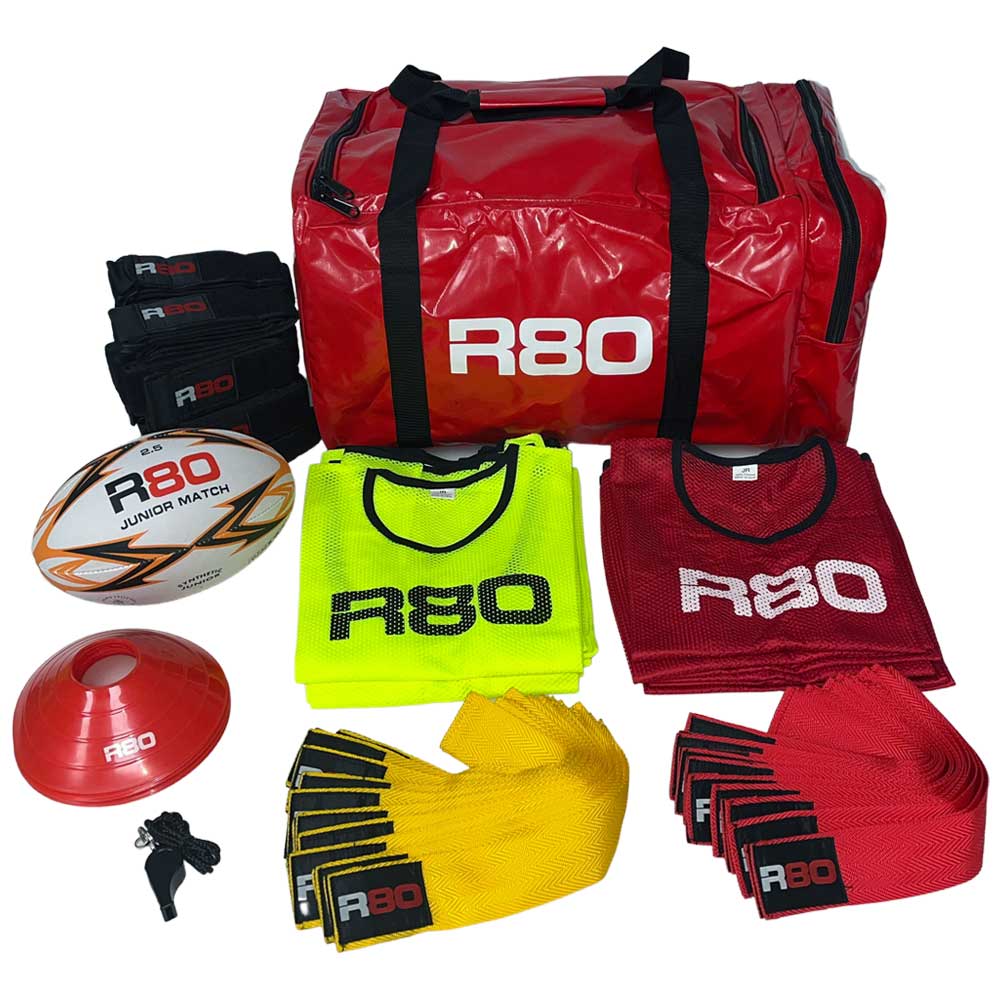 R80 Junior Rippa Game On Team Sets - Red / YellowJunior 115cm suits 4 to 10 year oldsJunior - 4 to 8 years