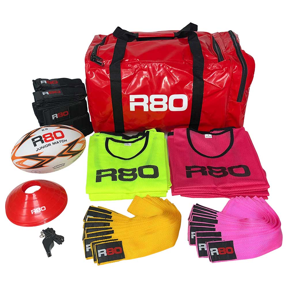 R80 Junior Rippa Game On Team Sets - Yellow / PinkJunior 115cm suits 4 to 10 year oldsJunior - 4 to 8 years