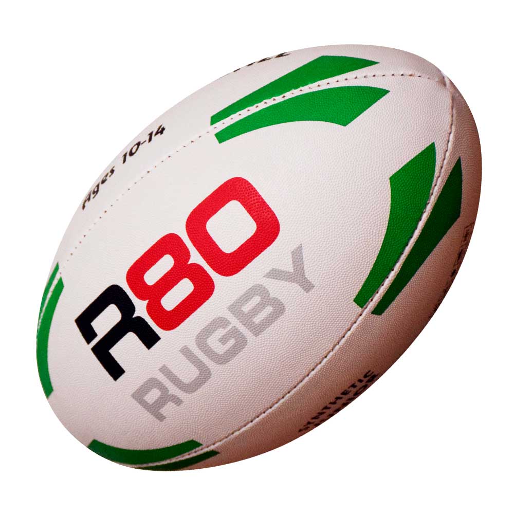 R80 Junior Rugby Balls - 4 Green