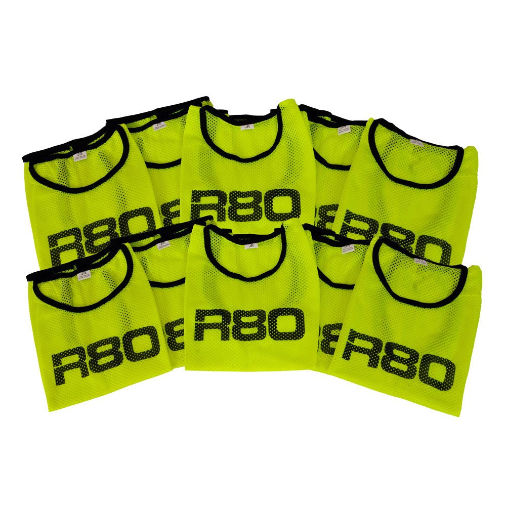 R80 Mesh Training Bibs Set of 10 - JuniorYellow