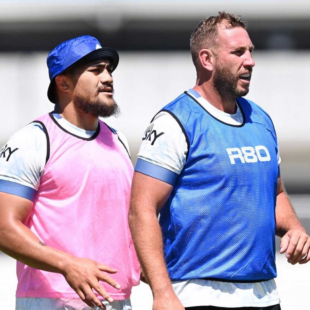 R80 Pro Reversible Training Bibs Set of 10 - LargeBlue / White