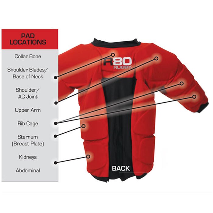 R80 Pro - Tackle Suit - XLargeBlue Black