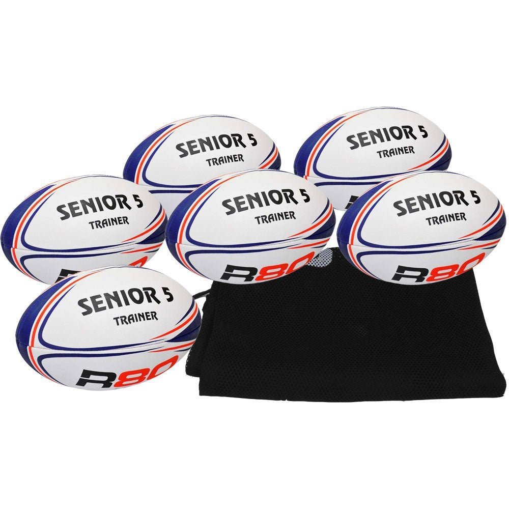 R80 Rugby League Senior Ball Packs - 6 Ball Pack