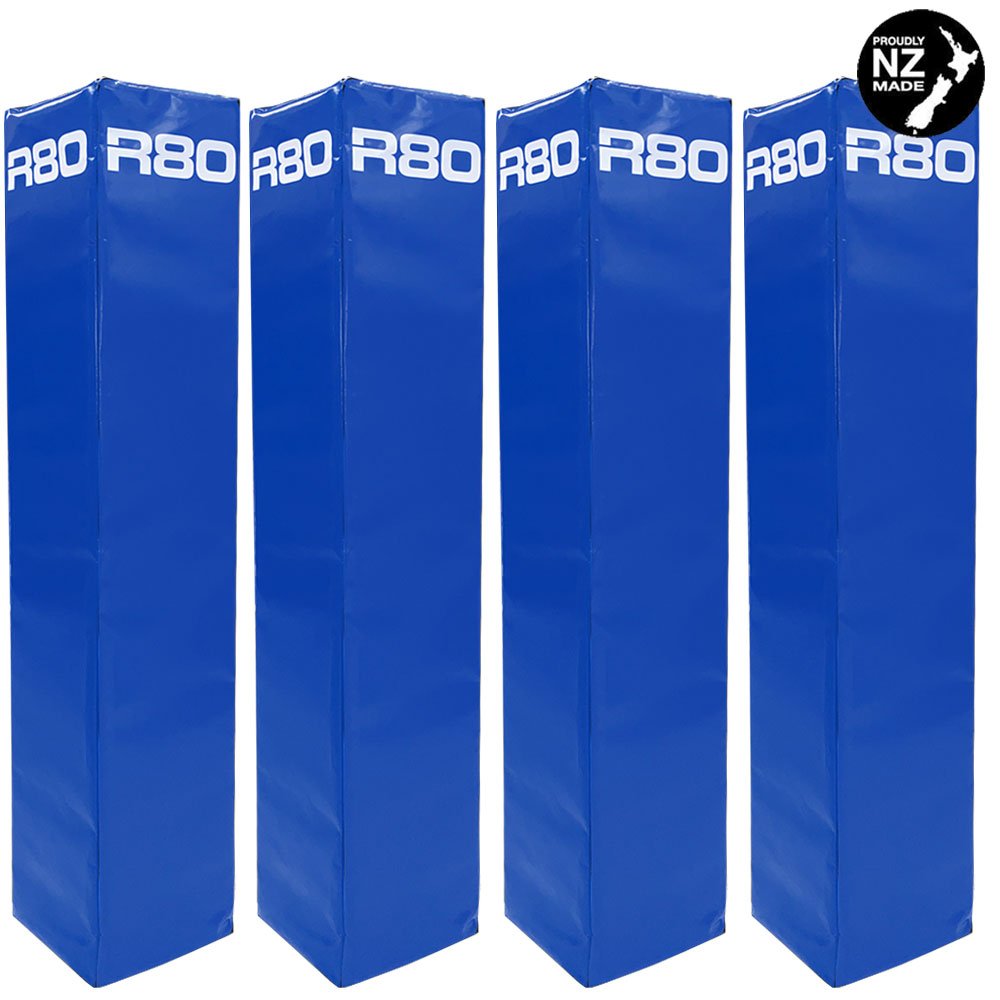 R80 Rugby Goal Post Protector Pads - JuniorRoyal Blue