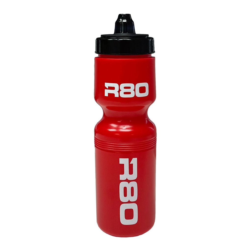 R80 Sure Shot Water Bottle Red / Black - R80 Rugby