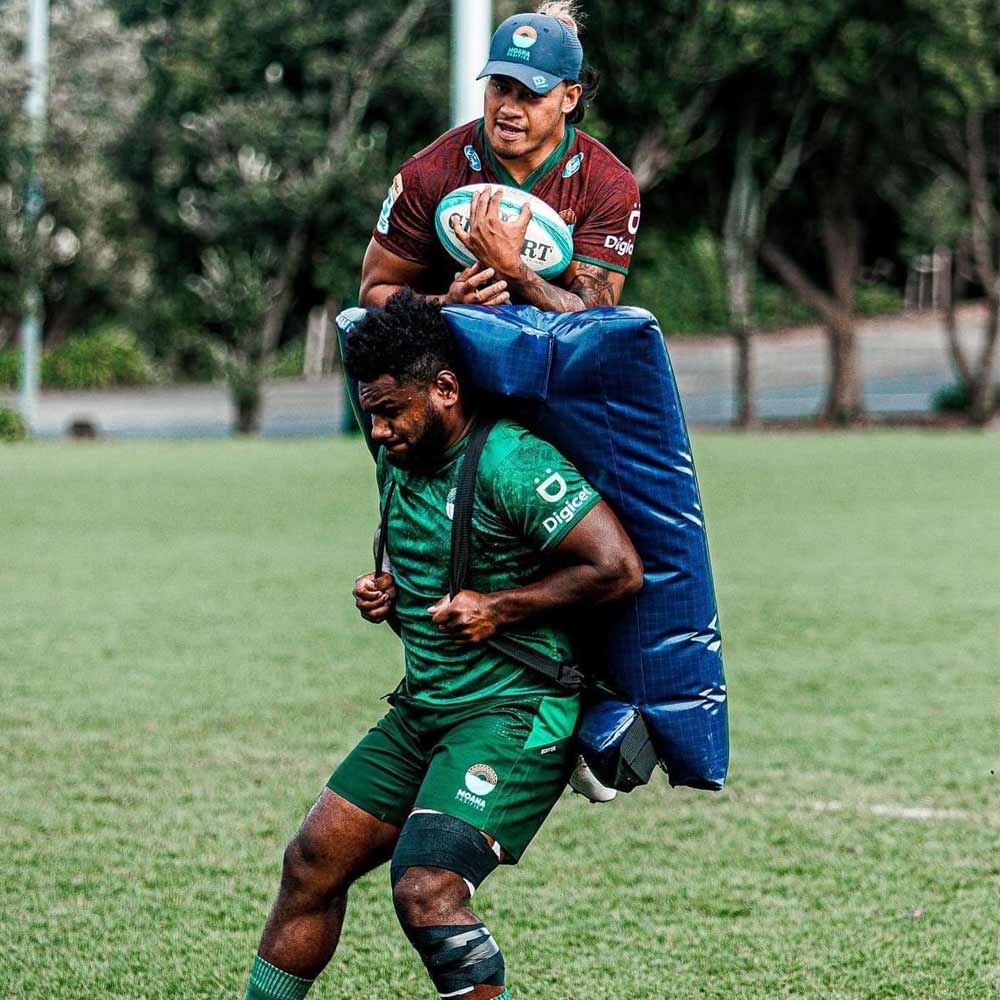 R80 Rugby High Ball Catch Pad Turtle - Red