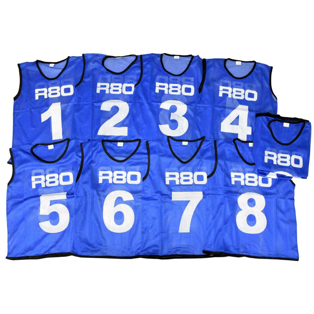Sets of 15 Numbered Training Bibs - R80 Rugby