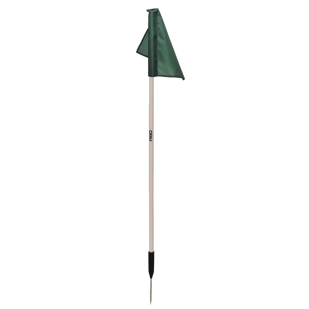 Sideline Pole with Nylon Flag - Green