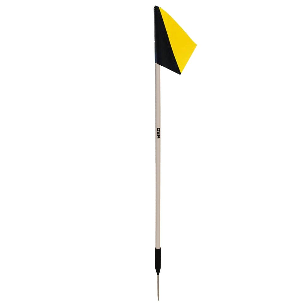 Sideline Pole with Club Colours Flag - Royal Blue / Navy Blue