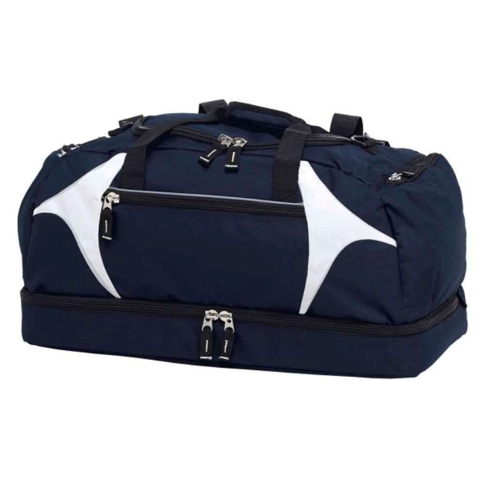 Spliced Zenith Sports Bag - Navy/White