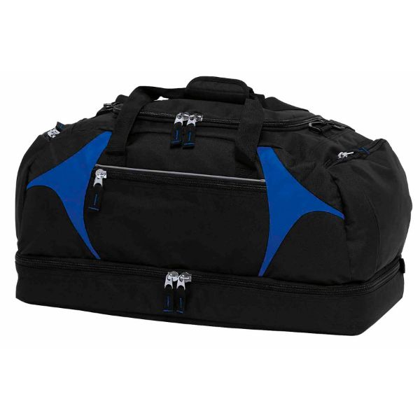 Spliced Zenith Sports Bag - Black/Royal