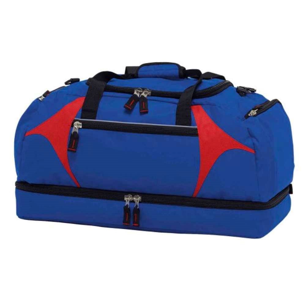 Spliced Zenith Sports Bag - Royal/Red