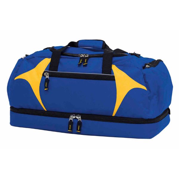 Spliced Zenith Sports Bag - Royal/Gold