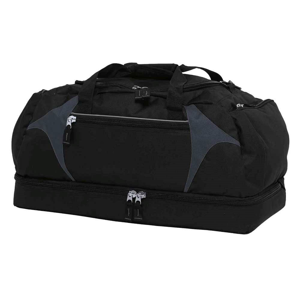 Spliced Zenith Sports Bag - black/charcoal