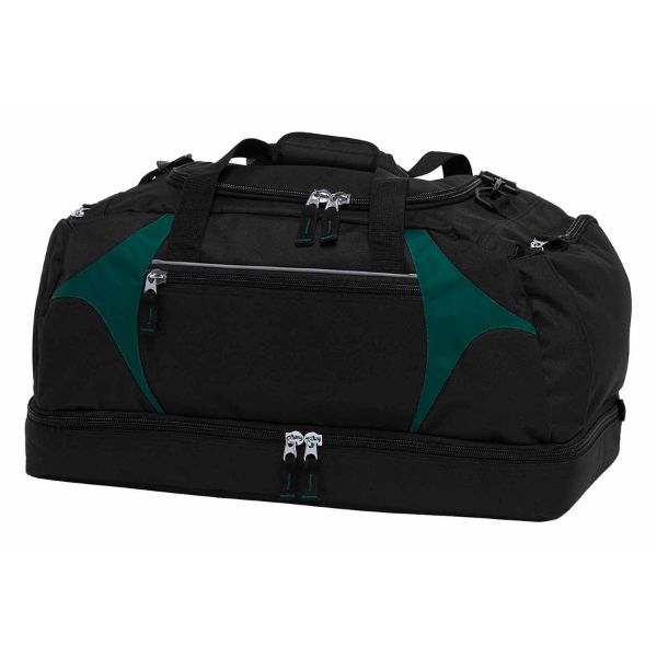 Spliced Zenith Sports Bag - black/green