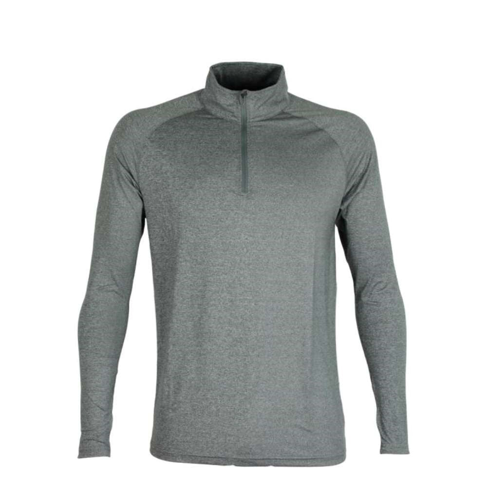 SQM Mens Stadium Quarter Zip - Grey MarleS