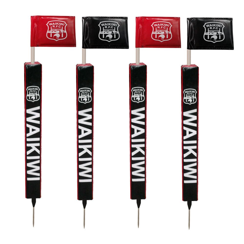 Touchline Pole with Printed Rigid Flag & Protector - 