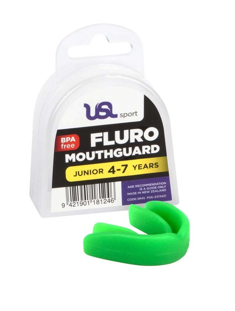 USL Sport Mouthguards - 4 - 7 YearsFluro