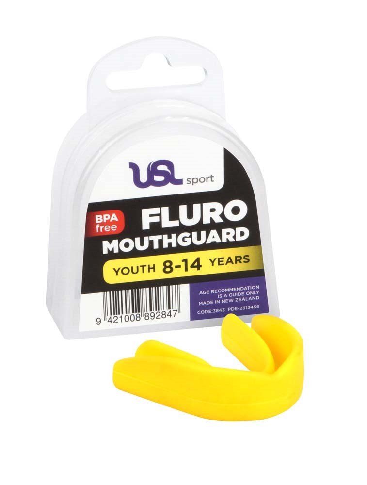 USL Sport Mouthguards - 8 - 14 YearsFluro