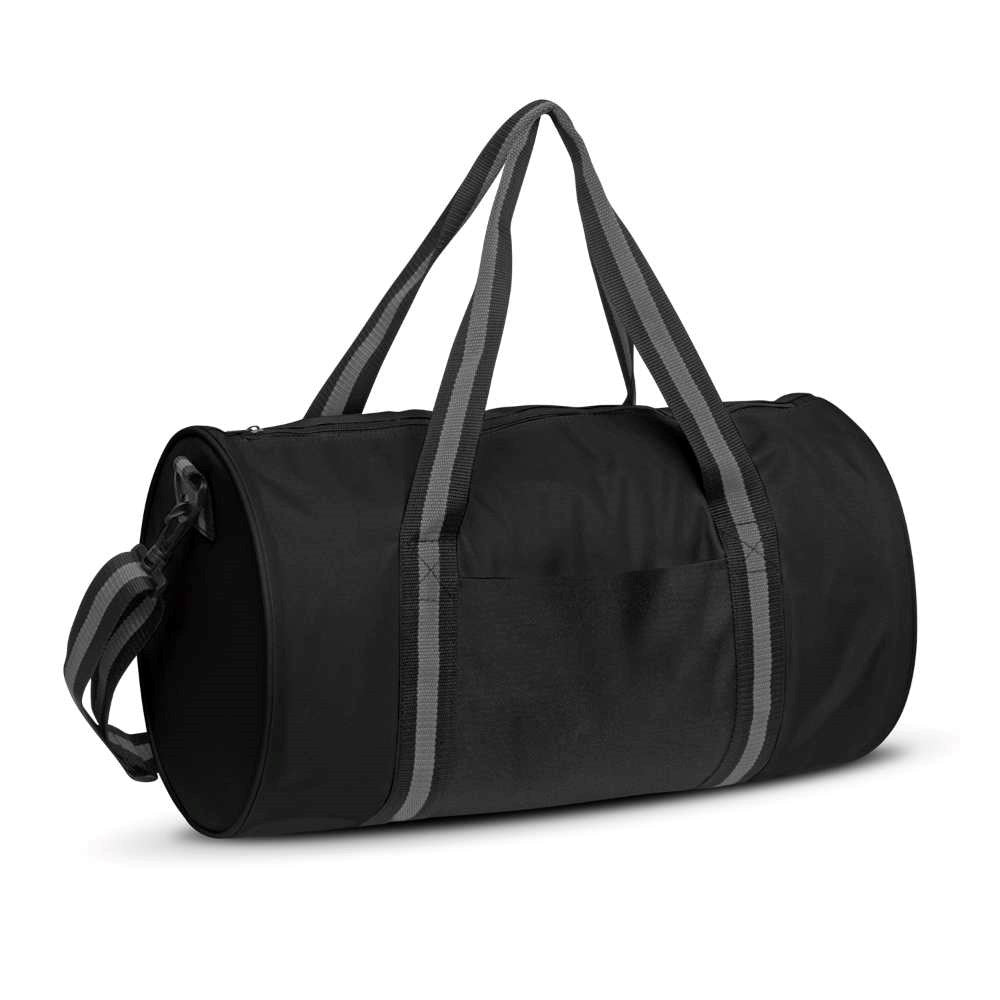 Plain black best sale duffle bag